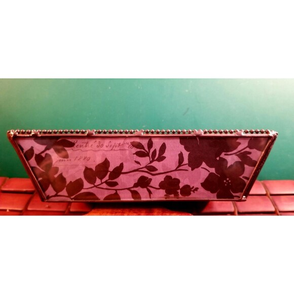 Fringe Studio French Art Nouveau Woman's Silhouette Decorative Glass Tray - Picture 5 of 7